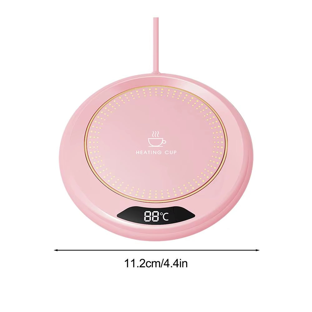 USB Heating Coaster 3 Speed Adjustment Thermostatic 55 Degrees Constant Temperature Warmer for Coffee Mug Milk Tea Water Cup dheld Fan USB Rechargeable Personal Highspeed Fans Electric Eyelash Fan Automatic Stirring Cup Rechargeable Magnetic Mixer Electri