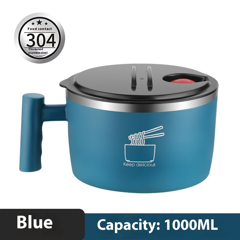 Stainless Steel Instant Noodle Bowl with Lid