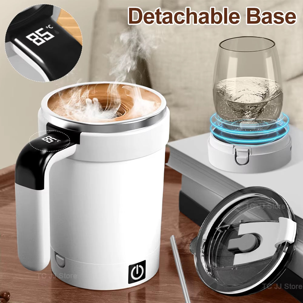 Automatic Stirring Cup Rechargeable Magnetic Mixer Electric Stirring Mugs Stainless Steel Coffee Mug Rotating Magnetic Tumbler dheld Fan USB Rechargeable Personal Highspeed Fans Electric Eyelash Fan Automatic Stirring Cup Rechargeable Magnetic Mixer Elect