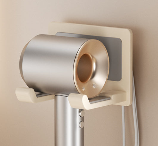Wall-Mounted Hair Dryer Holder - Aluminum