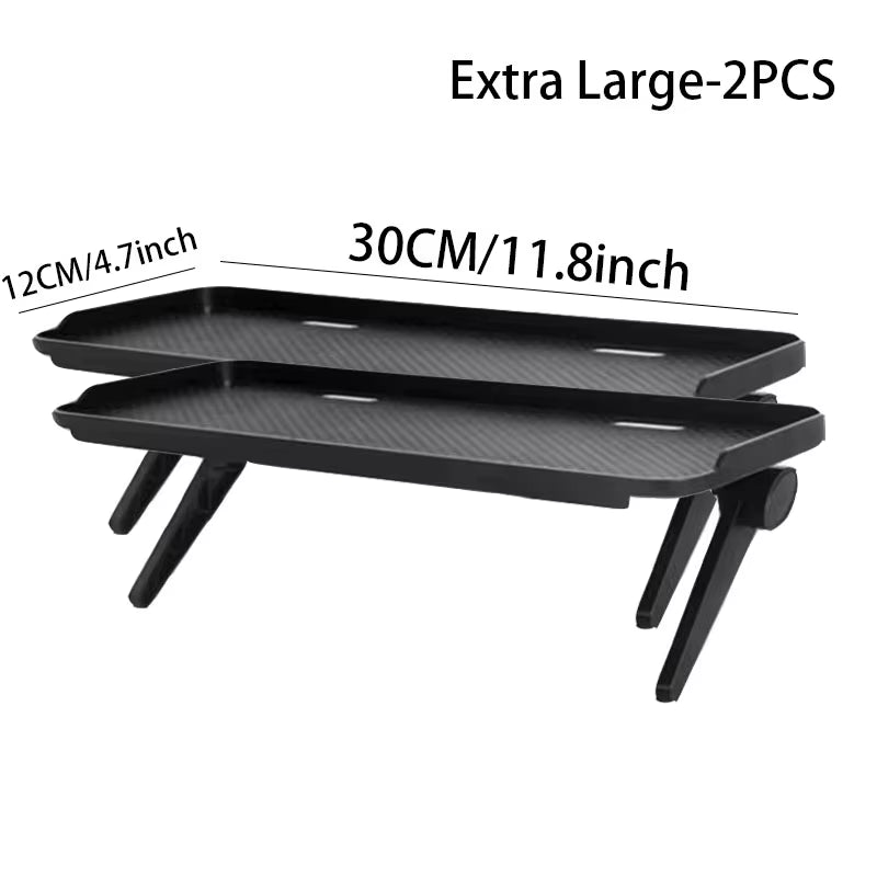 Adjustable TV Screen Top Storage Shelf Computer Monitor Screen Top Storage Rack TV Media Box Router Shelf Rack Home Organizer