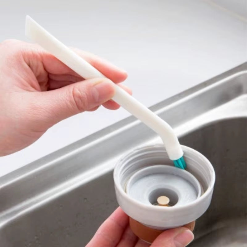 Cleaning Narrow Brush Long Handle Portable Gap Baby Bottle Gap Cleaning Brush Household Kitchen Tool Small Brush