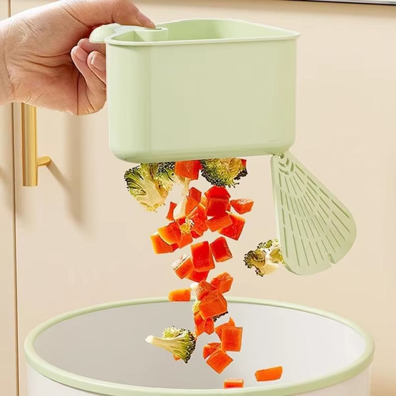 New Suction Cup Sink Drain Basket Household Fruit Washing Filter Basket Kitchen Triangular Sink Strainer for Food Waste ﻿