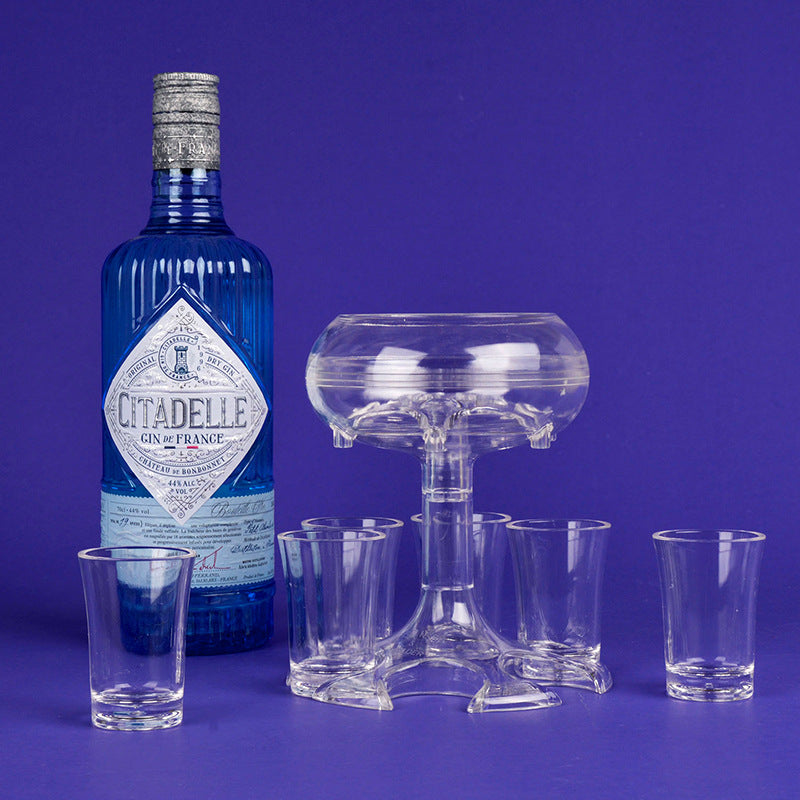 6-Shot Glass Dispenser & Drink Caddy