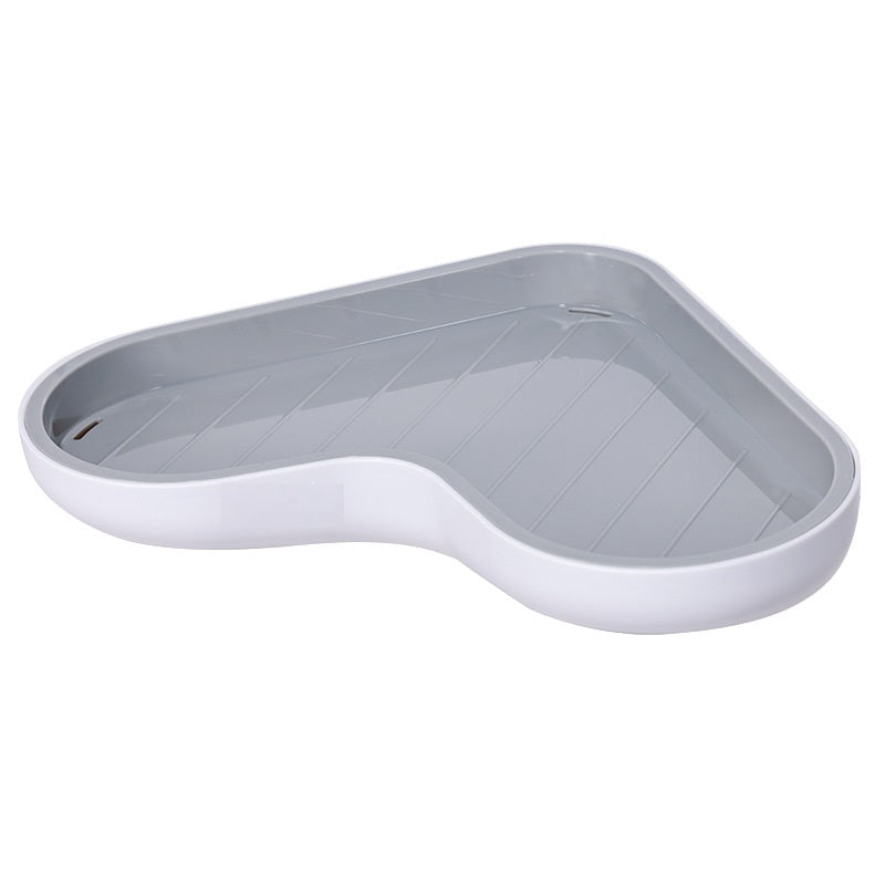 No-Drill Triangle Bathroom Shelf