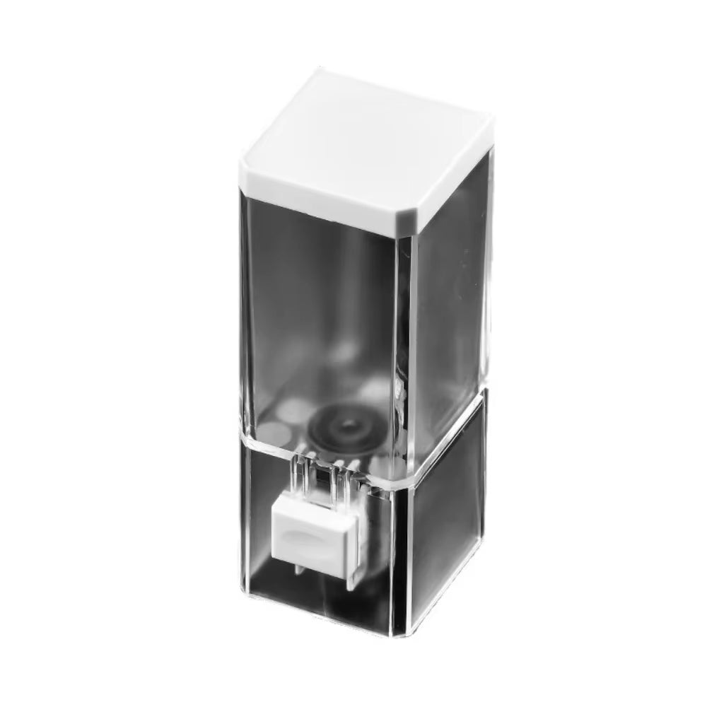 Non-Punching Bathroom Manual Press Soap Dispenser Wall Hanging Traceless Paste Disinfectant Bottle Transparent Soap Dispenser