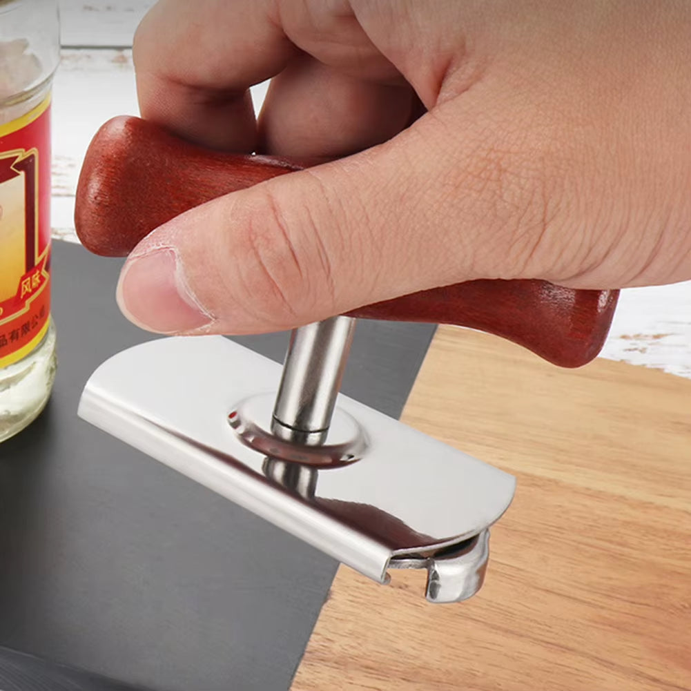 1/2Pcs Adjustable Multi-Function Bottle Cap Opener Stainless Steel Lids off Jar Opener Screw Can Opener for Kitchen Tools