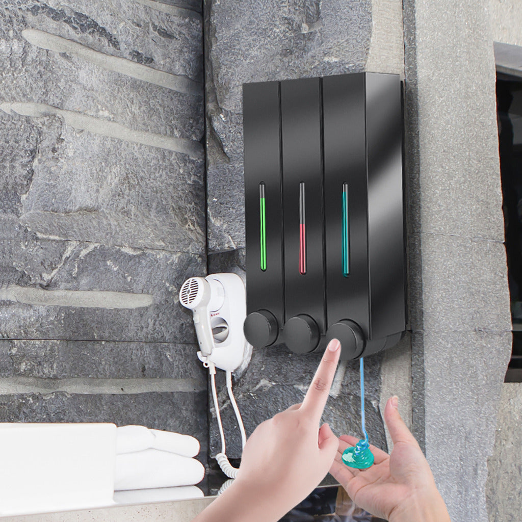 Wall-Mounted Soap Dispenser - 1/2/3 Chamber