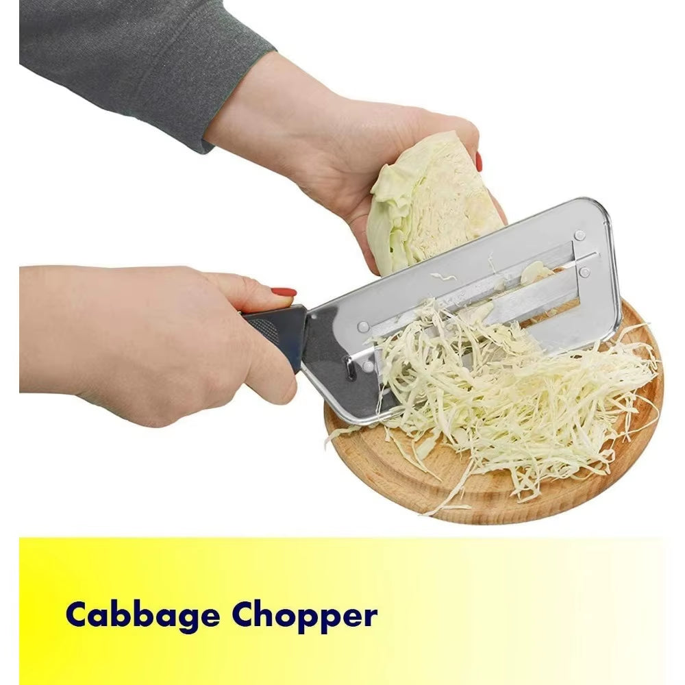 Kitchen Multifunctional Cabbage Cutting Knife, Stainless Steel Cutting Knife Suitable for Cutting Cabbage and Vegetables