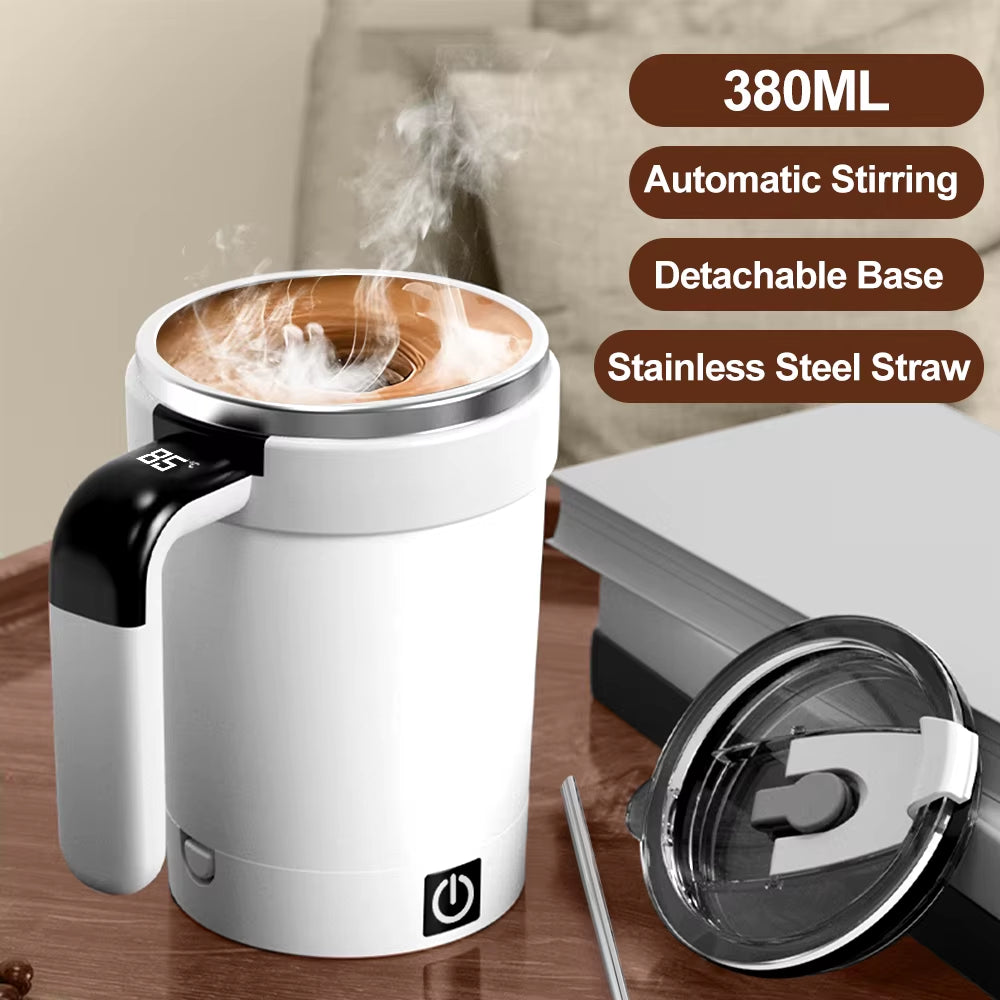 Automatic Stirring Cup Rechargeable Magnetic Mixer Electric Stirring Mugs Stainless Steel Coffee Mug Rotating Magnetic Tumbler dheld Fan USB Rechargeable Personal Highspeed Fans Electric Eyelash Fan Automatic Stirring Cup Rechargeable Magnetic Mixer Elect