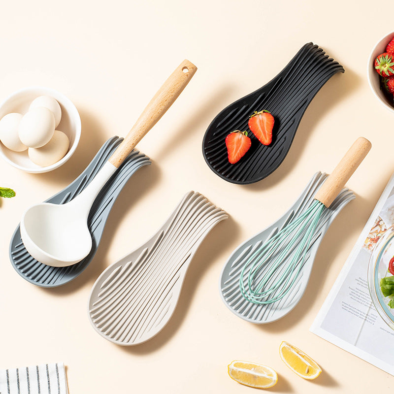 Silicone Spoon Rest & Utensil Holder