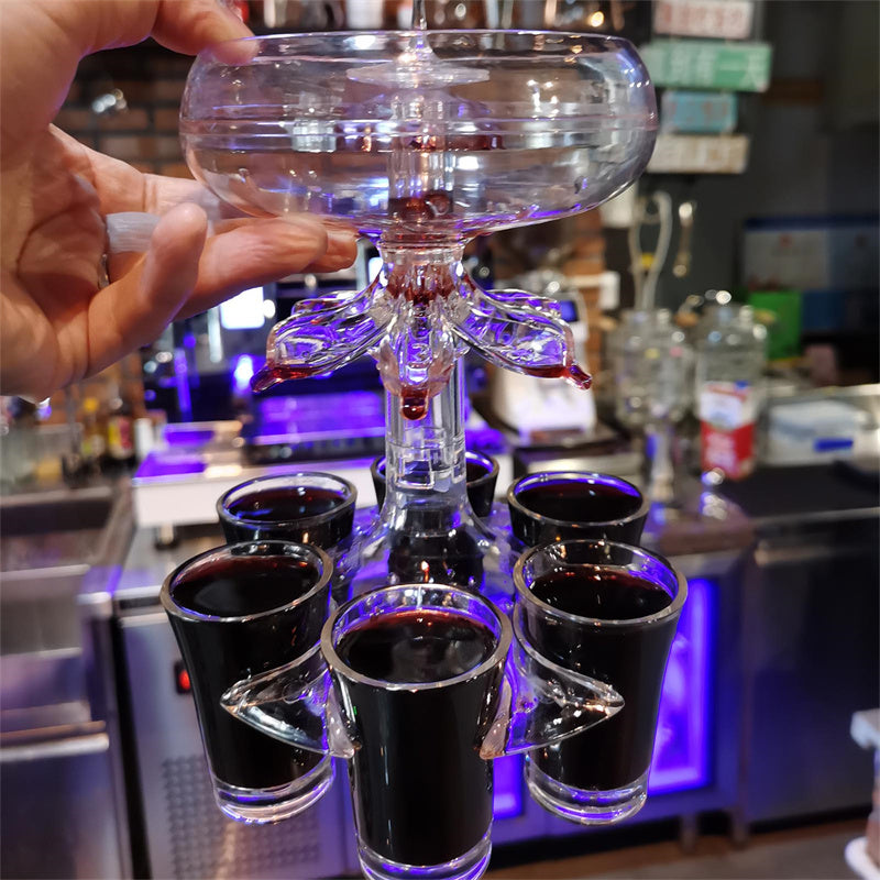 6-Shot Glass Dispenser & Drink Caddy