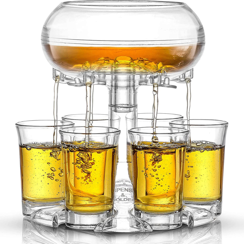 6-Shot Glass Dispenser & Drink Caddy
