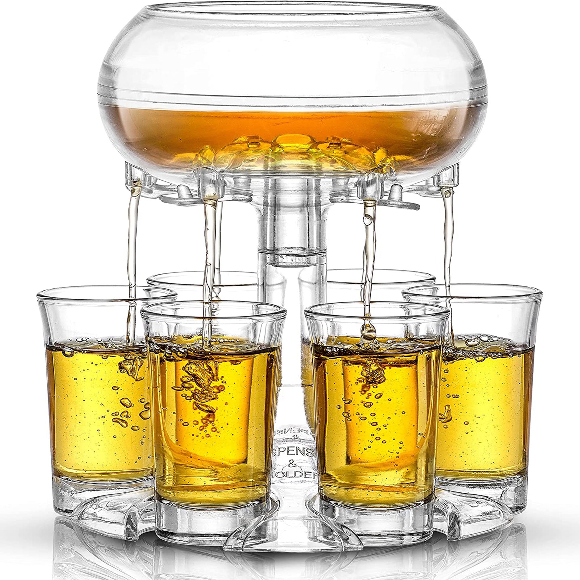 6-Shot Glass Dispenser & Drink Caddy