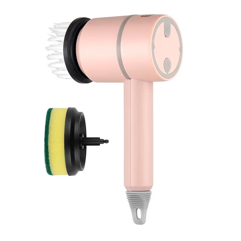 Electric Cleaning Brush Multifunctional Cleaning Cloth Steel Wire Ball Brush Kitchen Dishwashing Brush Pot Brush Shoe Brush