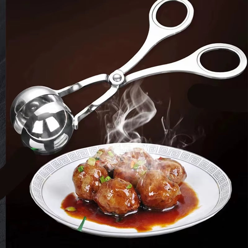 DIY Rice Fish Ball Stainless Steel Rice Meat Dumplings Ware Fish Ball Shrimp Ball Rice and Vegetable Roll Diy Kitchen Gadget