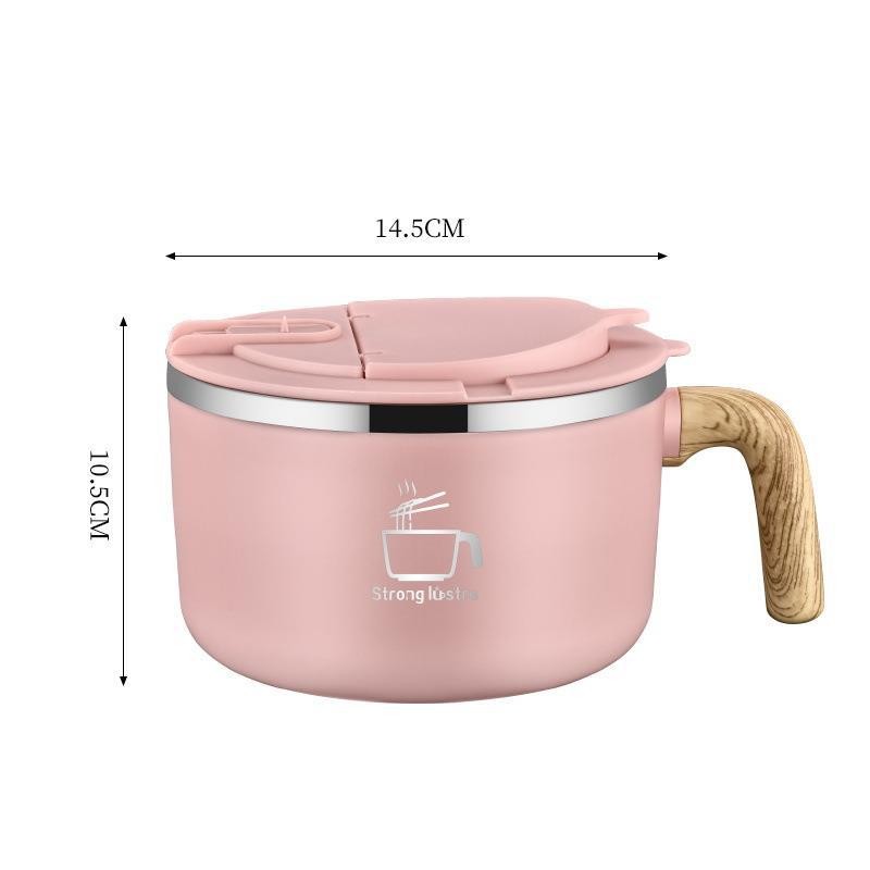 Stainless Steel Instant Noodle Bowl with Lid
