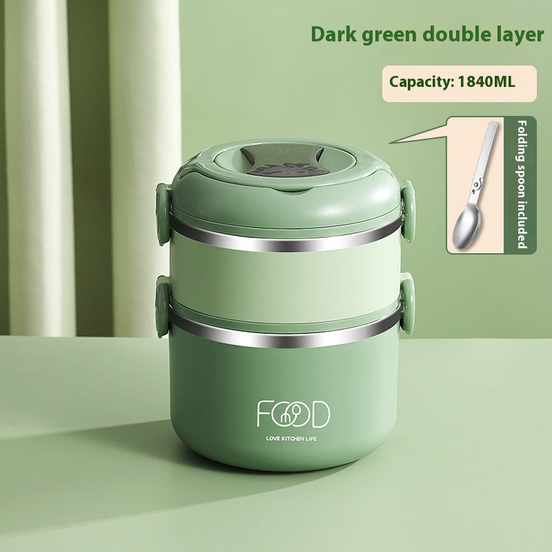 Insulated Lunch Box with Compartments