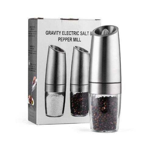 Electric Gravity Pepper & Salt Grinder