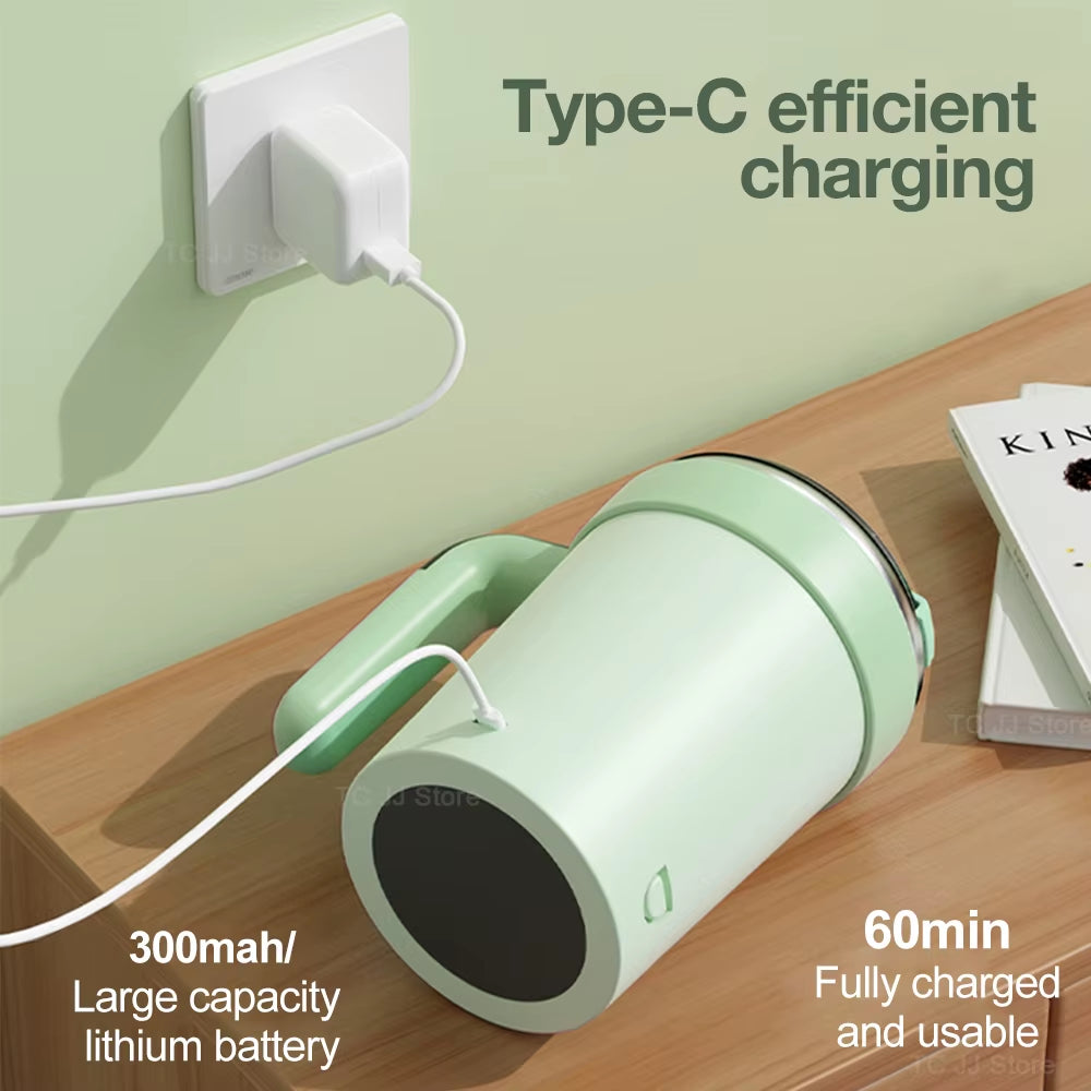 Automatic Stirring Cup Rechargeable Magnetic Mixer Electric Stirring Mugs Stainless Steel Coffee Mug Rotating Magnetic Tumbler dheld Fan USB Rechargeable Personal Highspeed Fans Electric Eyelash Fan Automatic Stirring Cup Rechargeable Magnetic Mixer Elect