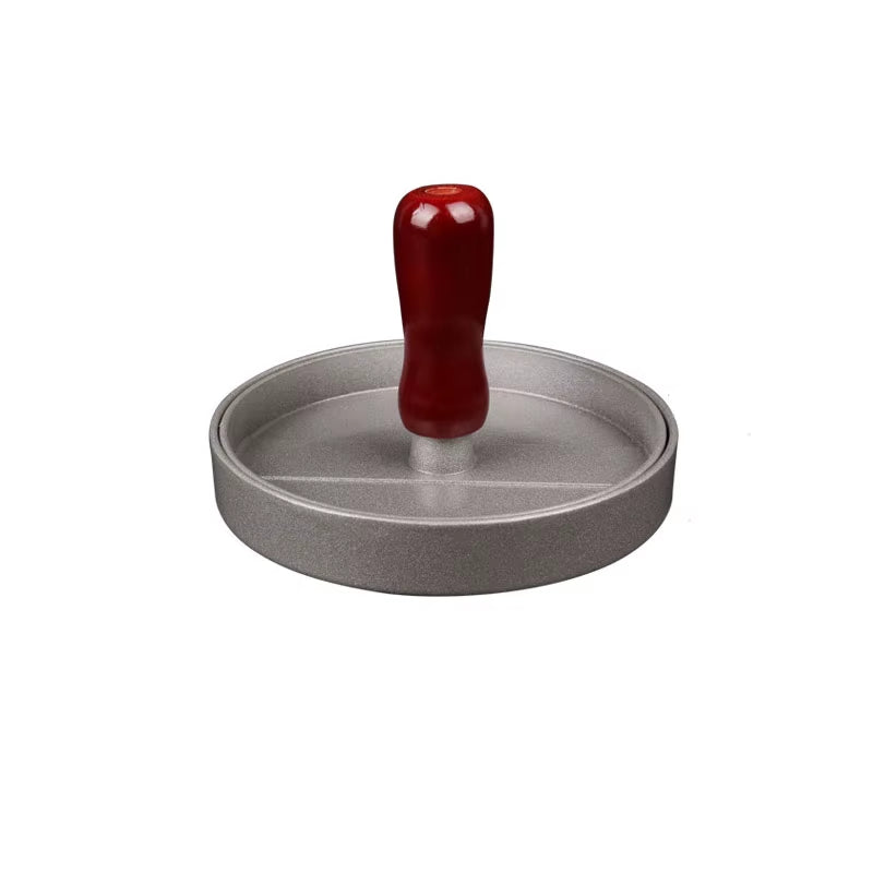 Circular Burger Mold Burger Press Non-Stick Meat Pie Machine Home Food Mold Kit Small Tool with 100 Meat Pie Paper