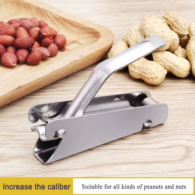 Stainless Steel Melon Seeds Opener Peeler Peanut Pistachio Shell Clamp Open Machine Kitchen Home Nutcracker Garget Accessories