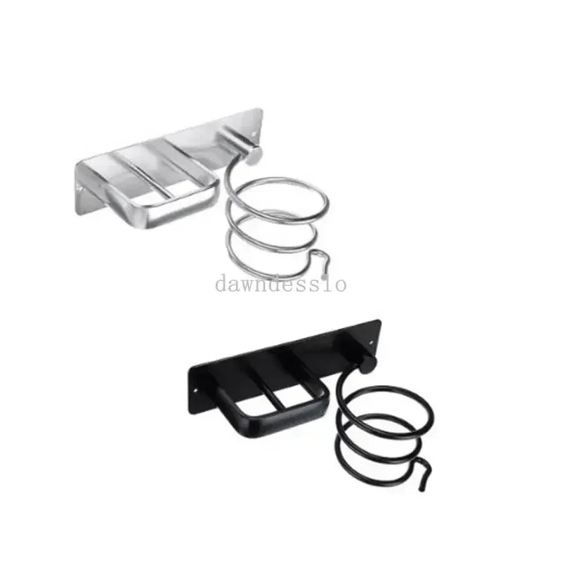 Hair Dryer Holder Organized Rack Wall Mounted Hair Straightener Stand Bathroom Shelf Storage Shelves Accessories Shelves